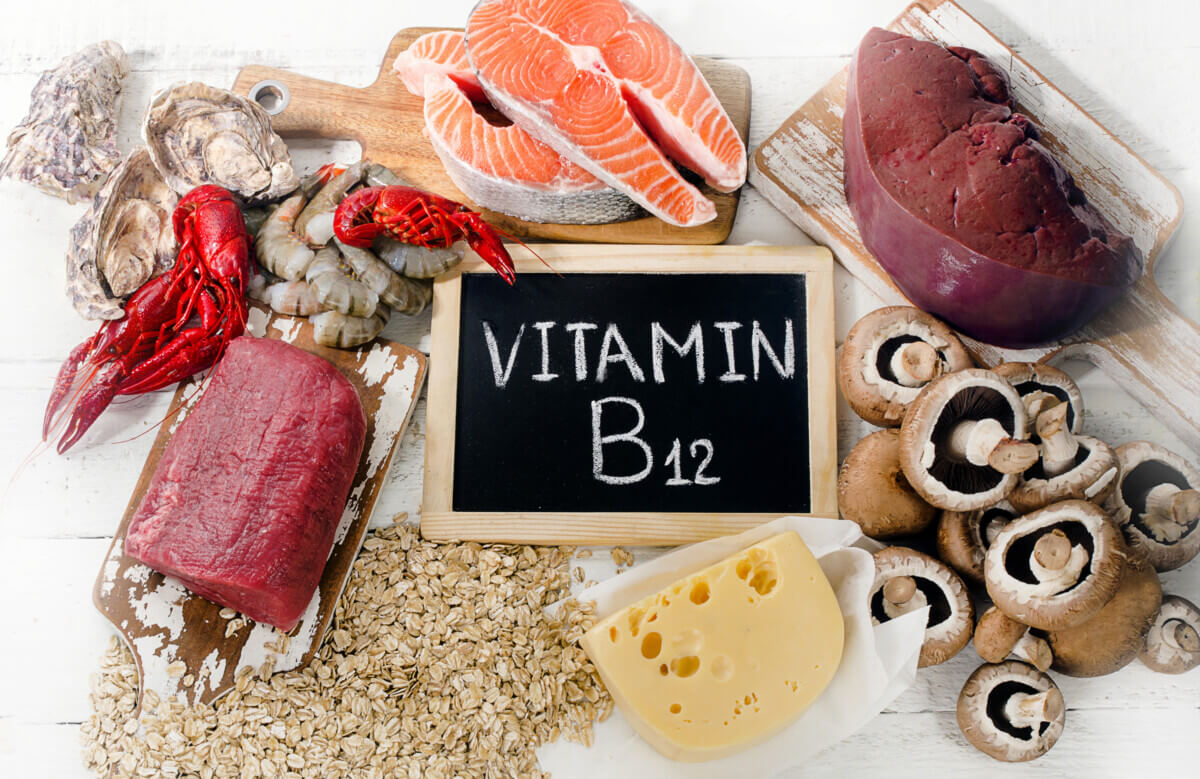 Food sources of vitamin B12