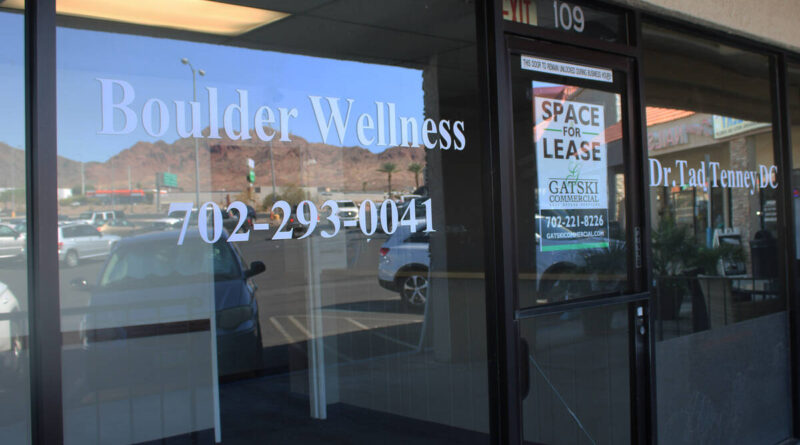 Ron Eland/Boulder City Review Boulder Wellness, owned by Dr. Tad Tenney, sits empty and is for ...