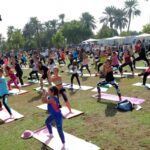 20 October 2017: Participants engaged in various physical activities during the Dubai Fitness Challenge at Safa Park. Image: KT File